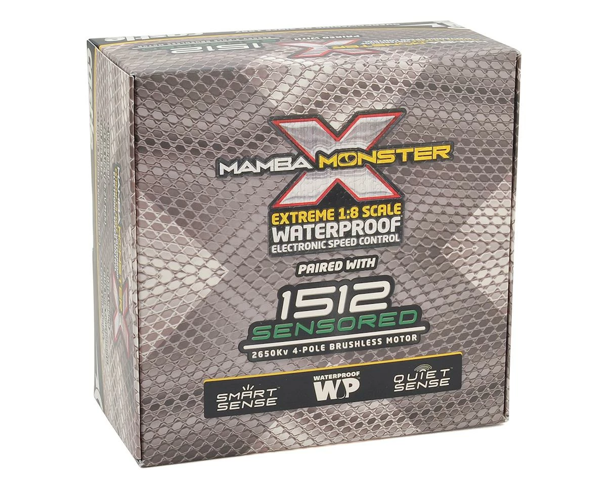 Castle Creations Monster X 1/8 Brushless Combo W/1512 Sensored Motor (2650kV) - Image 5