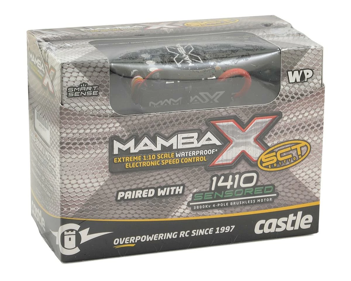 Castle Creations Mamba X SCT 1/10 Brushless Combo W/1410 Sensored Motor (3800kV) - Image 4