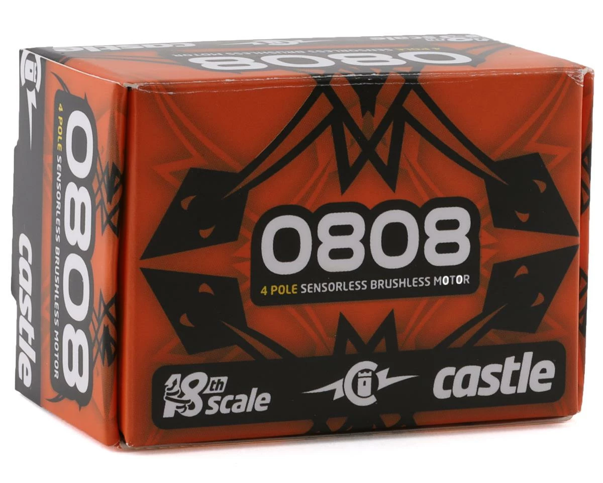 Castle Creations 0808 4-Pole 1/18 Brushless Motor (8200KV) - Image 2