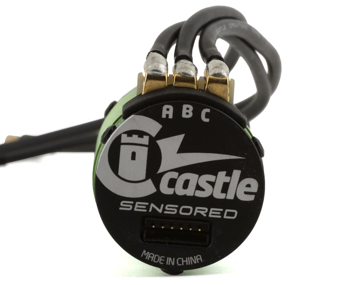 Castle Creations 1010 4-Pole 1/14 Sensored Brushless Motor (4400KV) - Image 2