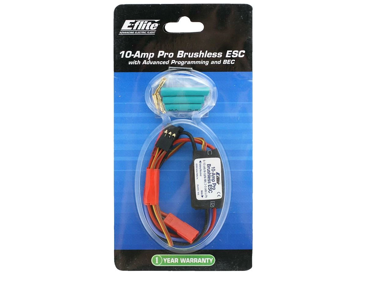 E-Flite 10-Amp Pro BEC Brushless ESC (JST) - Image 2