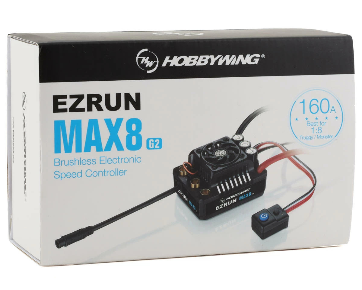 Hobbywing EZRun Max8 G2 Waterproof Brushless ESC W/XT90 Plug - Image 3