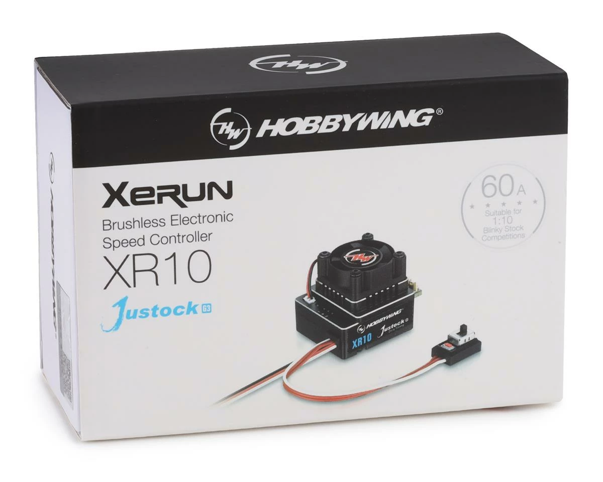 Hobbywing Xerun XR10 Justock G3 1/10 Sensored Brushless ESC - Image 3