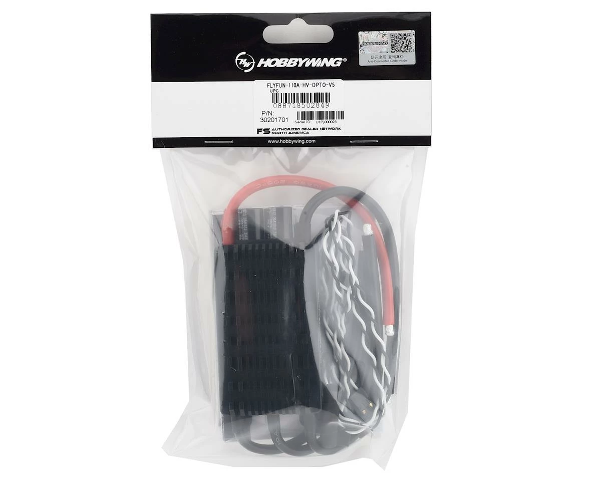 Hobbywing FlyFun 110A HV V5 Brushless ESC OPTO - Image 2