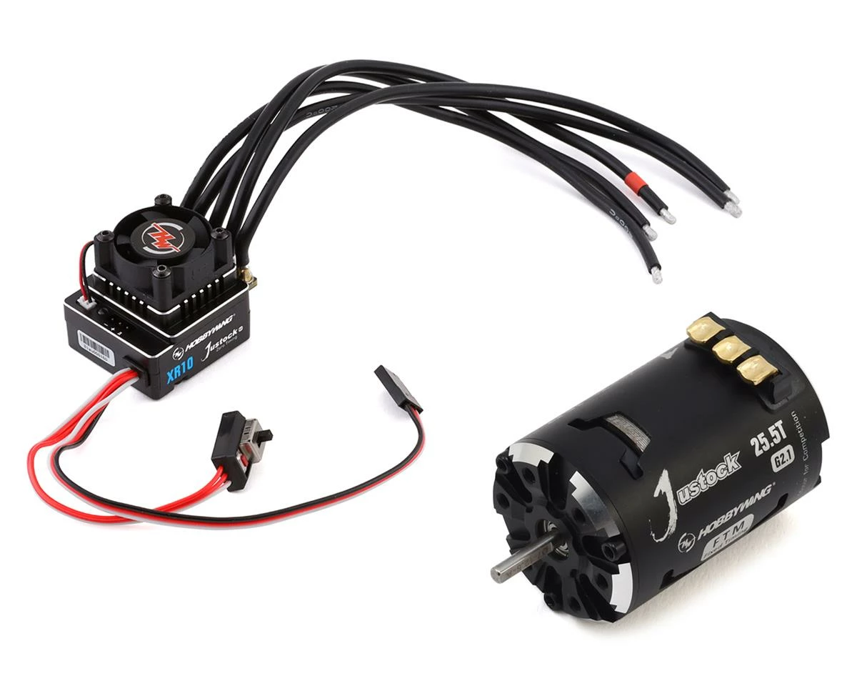 Hobbywing XR10 Justock G3 Sensored Brushless ESC/SD G2.1 Motor Combo (25.5T)
