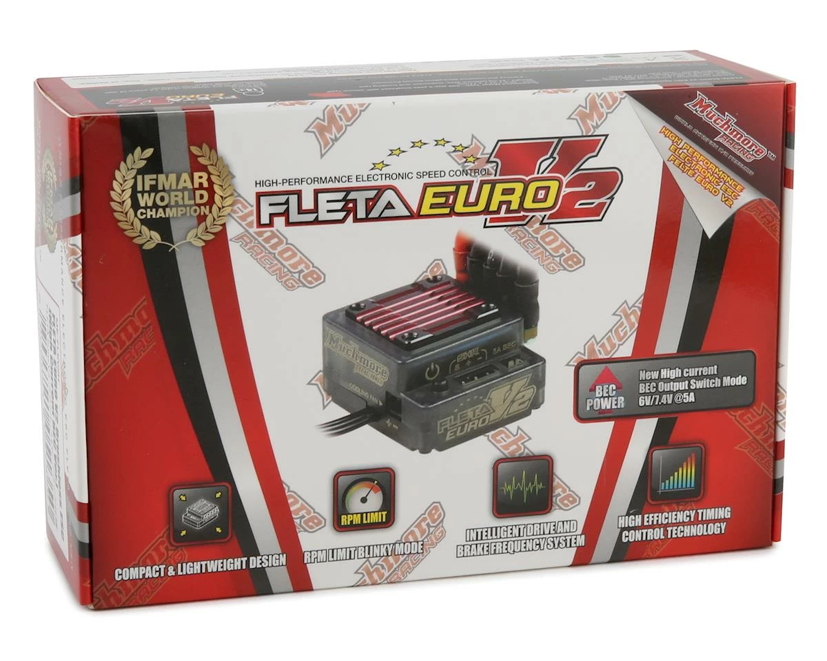Muchmore FLETA Euro V2 Brushless ESC (Black) - Image 3