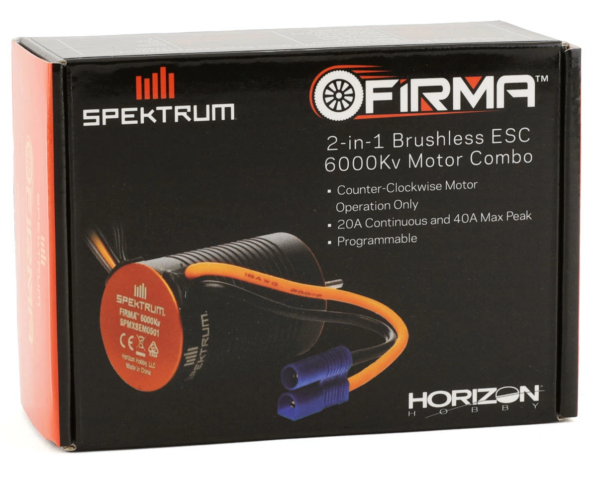 Spektrum RC Firma Brushless Motor/ESC 2-in-1 Combo (6000Kv) - Image 2