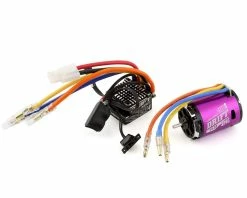 Yokomo BL-RS4 Drift Spec Sensored Brushless ESC/Zero S Drift Spec Motor Combo (13.5T) (Purple)